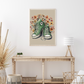 Blooming Kicks Cross-Stitch Kit – Beginner Friendly