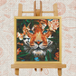 Tiger in Flowers Cross-Stitch Kit – Beginner Friendly