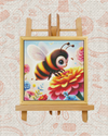Bee Cross-Stitch Kit – Beginner Friendly