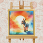 Donkey with the moon Cross-Stitch Kit – Beginner Friendly