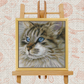 Portrait of a Cat Cross-Stitch Kit – Beginner Friendly