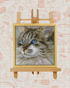 Portrait of a Cat Cross-Stitch Kit – Beginner Friendly