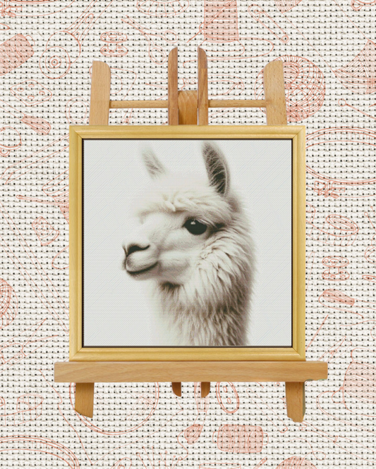 Lama Cross-Stitch Kit – Beginner Friendly