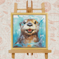 Watercolor Otter Cross-Stitch Kit – Beginner Friendly