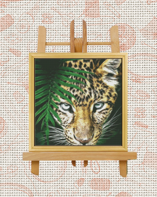 Leopard Cross-Stitch Kit – Beginner Friendly